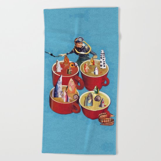 Fish Soup Beach Towel