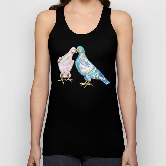 Love Birds Unisex Tank Top