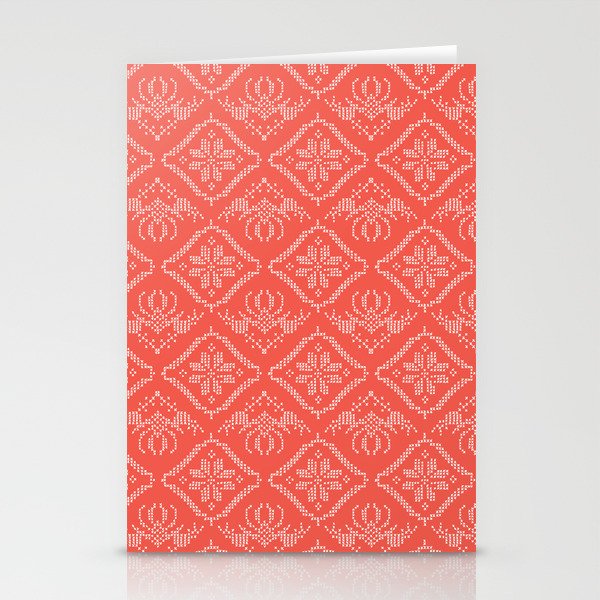 Hand Drawn Embroidery Star Stitches Seamless Vector Pattern Cross Stitch Stationery Cards By Limolida Society6