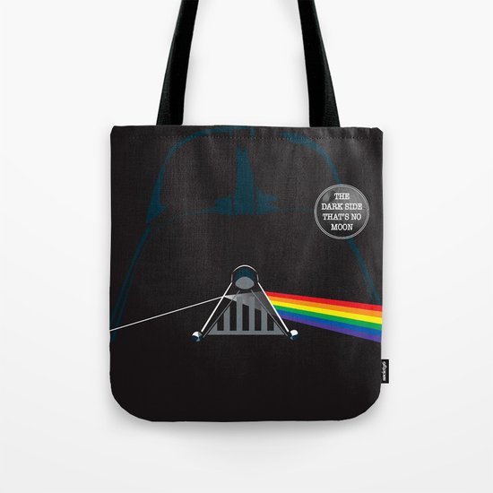 The Dark Side... That's No Moon! Tote Bag