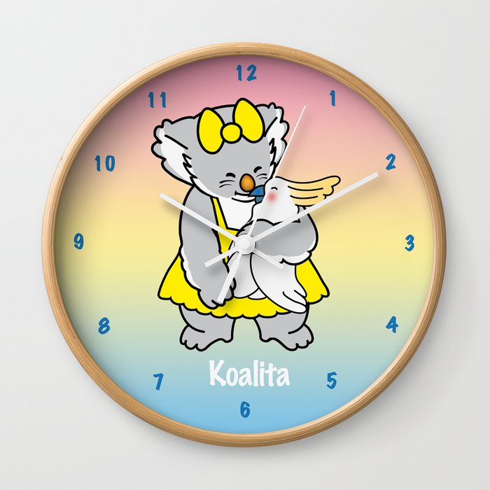 Koalita and friend Wall Clock
