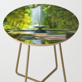 Fountain in the Trees Side Table