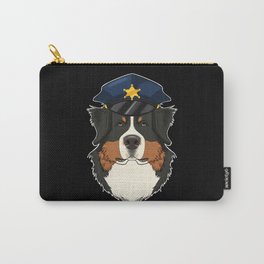 Police Bernese Mountain Dog Canine Handler I Police Dog I Carry-All Pouch