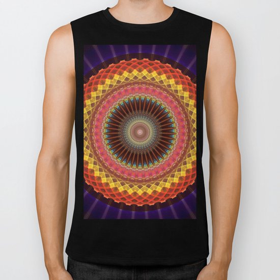 The mandala of Energy Biker Tank