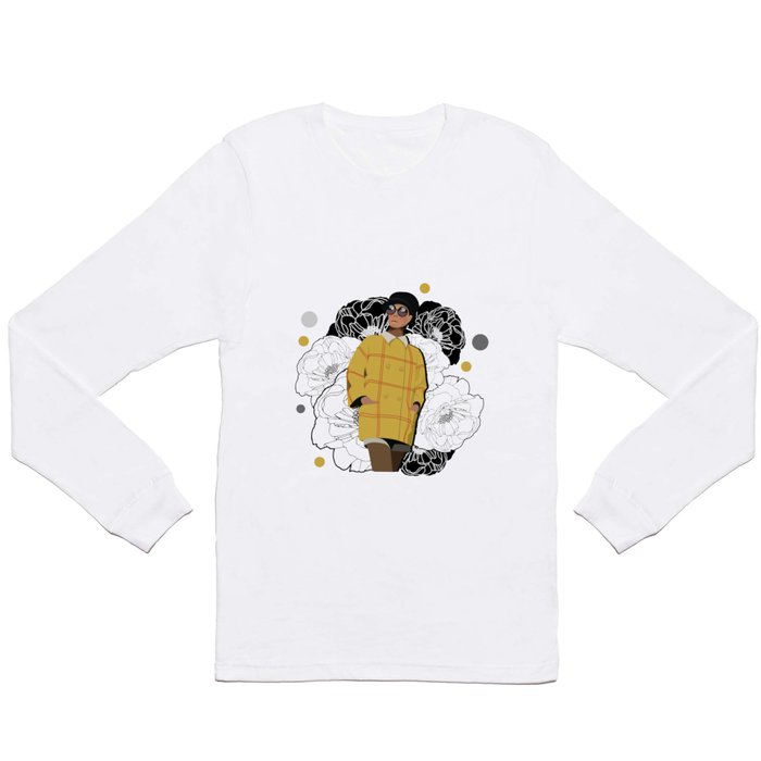 YELLOW- Colour of Happiness Long Sleeve T Shirt