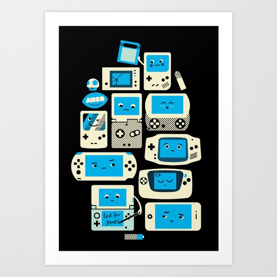 AXOR Heroes - Love For Handhelds Art Print