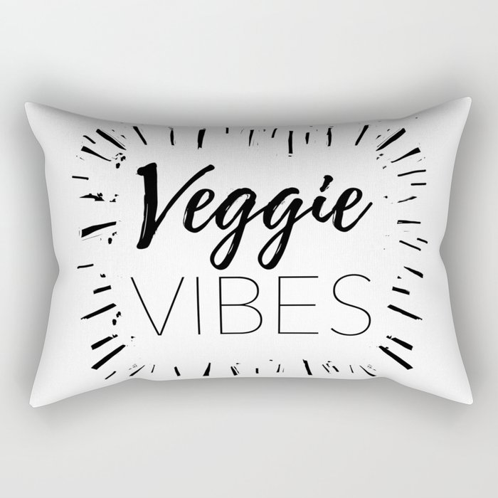 Veggie Vibes Rectangular Pillow