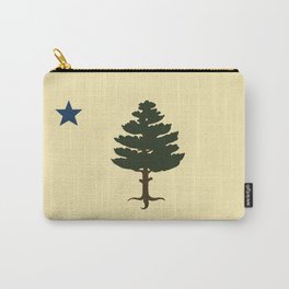 1901 Original Maine Flag State Standard Pine Tree State Vexillology United States American Carry-All Pouch
