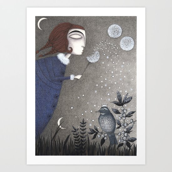 Winter Twilight Art Print