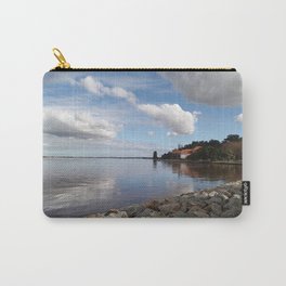 Outdoors on the swan river with clouds and blue sky Carry-All Pouch