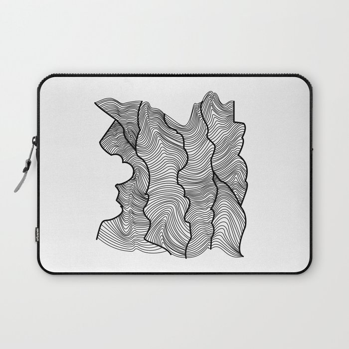 Contour Lines Laptop Sleeve