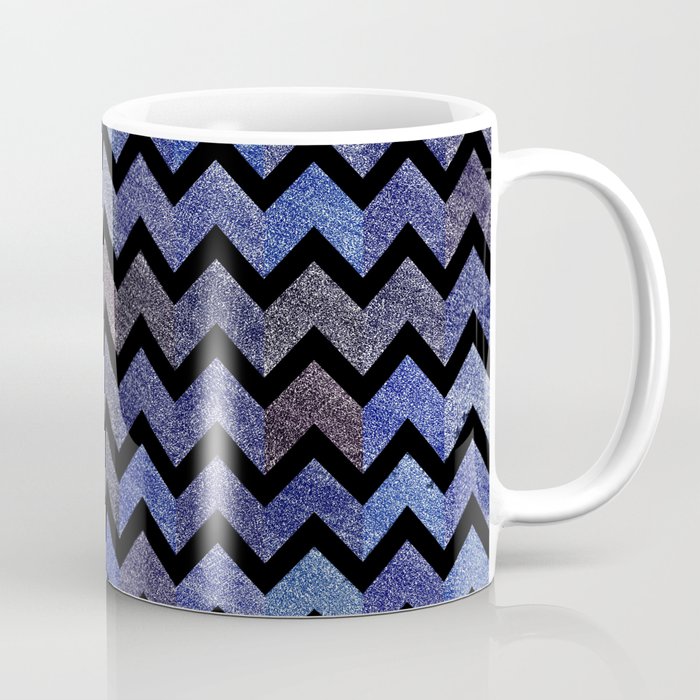 Glitter Chevron Coffee Mug