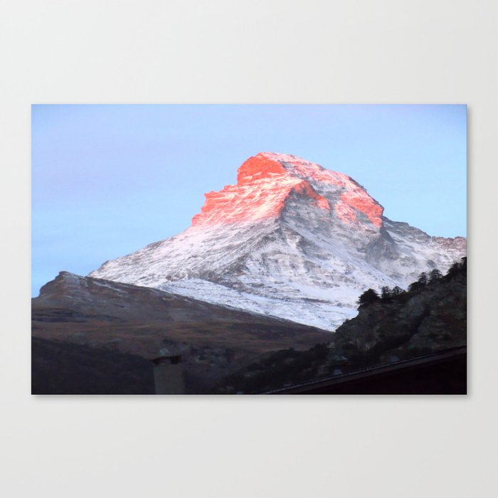 Majestic Mountain Peak Canvas Print