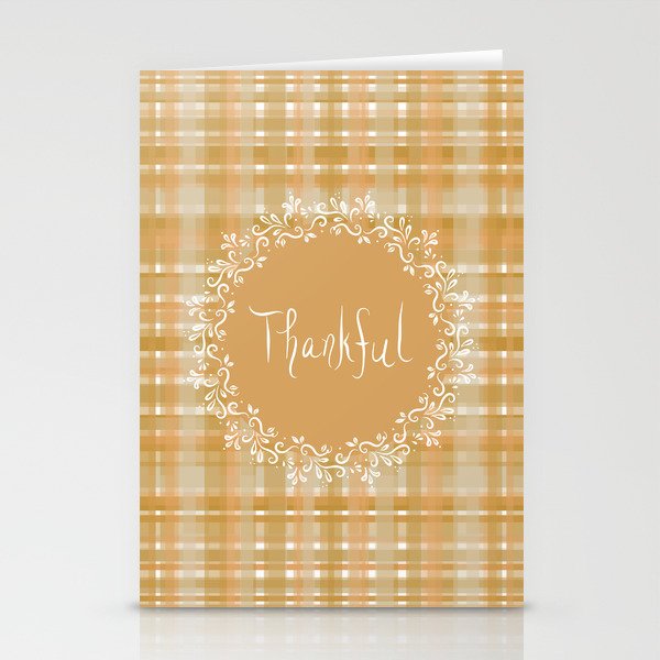 Autumn Weave Thankful Stationery Cards