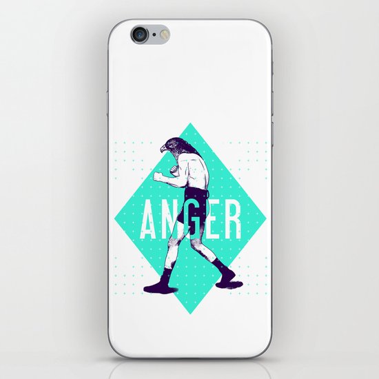 Anger iPhone & iPod Skin