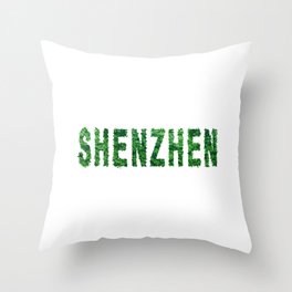 Shenzhen Forest Ecology Concept Throw Pillow