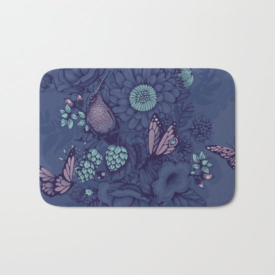 Beauty (eye of the beholder) - neon version Bath Mat
