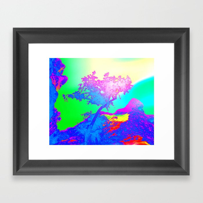 Flowing Colors Framed Art Print