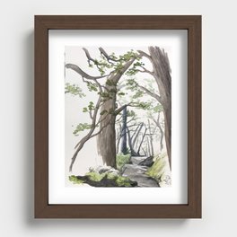 forest bath Recessed Framed Print