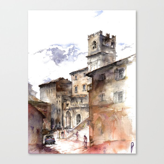 Cortona, Italy Canvas Print
