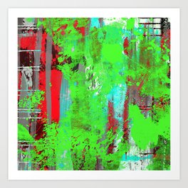 Colour Injection I Art Print | Painting, Mixed Media, Pop Art, Abstract 