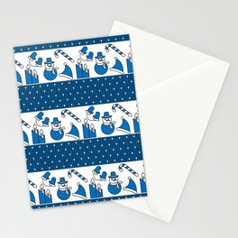 Seamless Knitted Christmas Pattern 13 Stationery Card