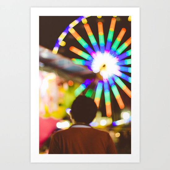 Lights will guide you Art Print