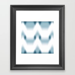 Soft Blue Dyed Fabric | Framed Art Print