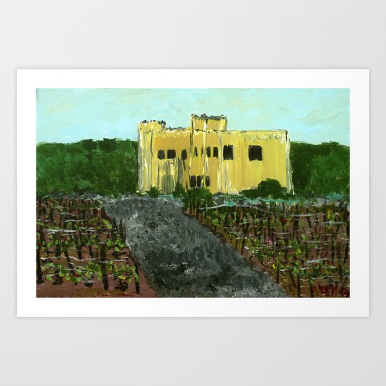 Sand Castle Winery Art Print