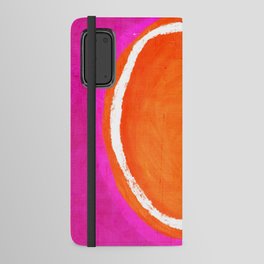 Pink Orange White Eye Catching Bright Colors Android Wallet Case