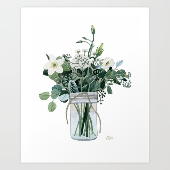 Forest Bouquet Art Print