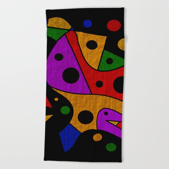 Abstract #216 Beach Towel