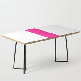 l (Dark Pink & White Letter) Coffee Table