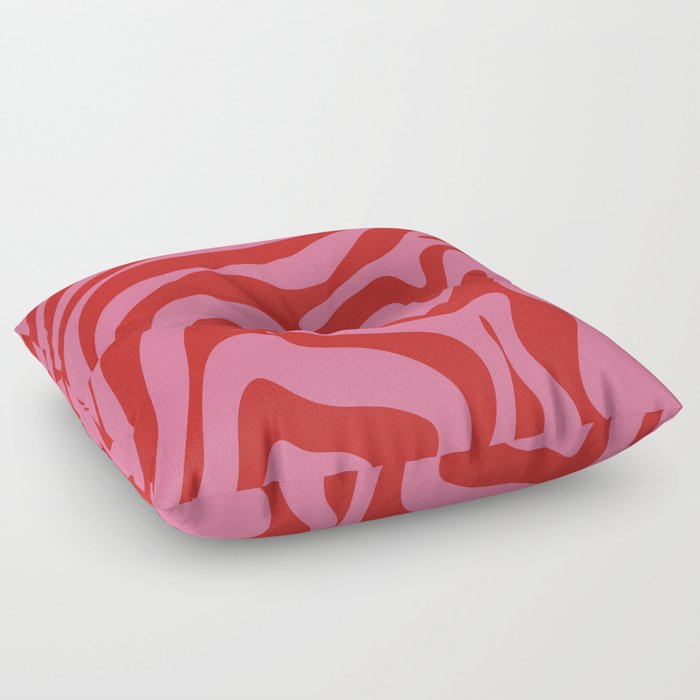 29 Abstract Liquid Swirly Shapes 220802 Valourine Digital Design  Floor Pillow