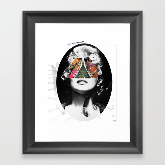 Marilyn, Hugo and Me Collage Framed Art Print