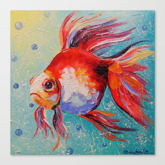 Gold fish Canvas Print