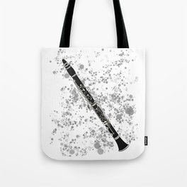 Clarinet Doodle Clarinetist Woodwind Players Tote Bag