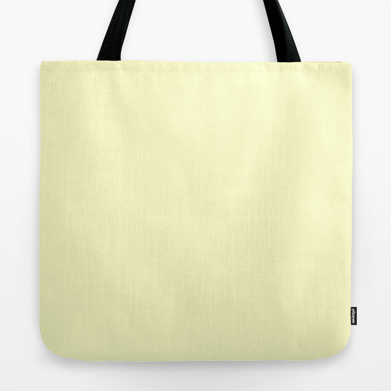 pale yellow handbag