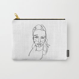 LINE ART FEMALE PORTRAITS IV-I-I Carry-All Pouch