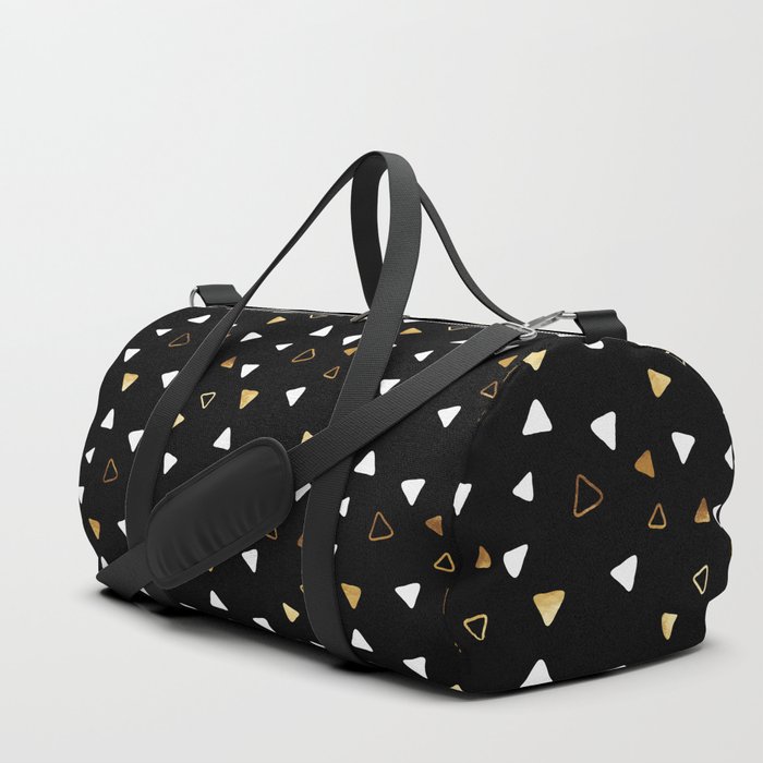 Multi Triangles - Black Duffle Bag