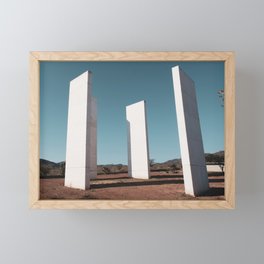 Ruta del pelegrino monument Framed Mini Art Print
