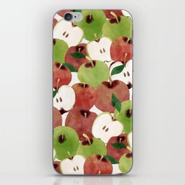 Still life of french apples iPhone Skin