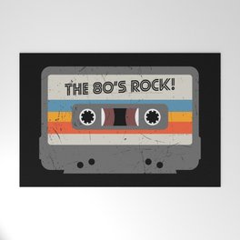 The 80’s Rock Cassette Tape Retro Welcome Mat