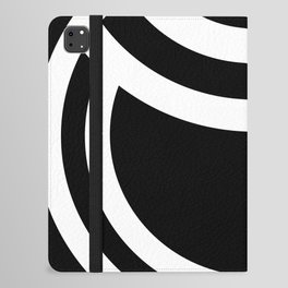 Black and white minimal scandinavian iPad Folio Case