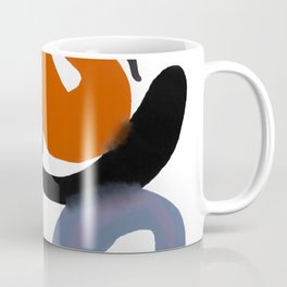 Quad-Moods Abstract Minimal Modern Zen Shapes Colors Lines  Coffee Mug