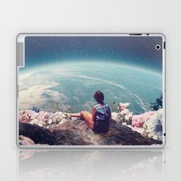 My World Blossomed when I Loved You Laptop Skin