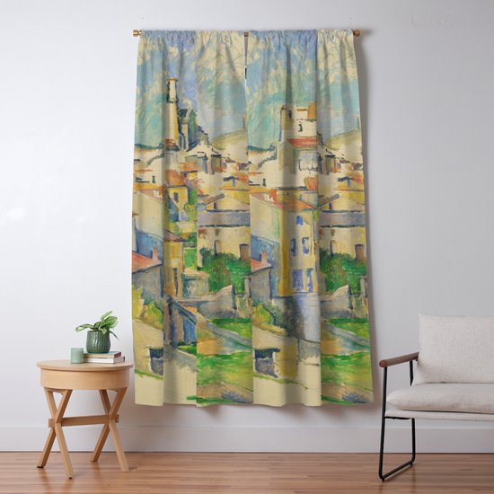 Paul Cezanne Gardanne 1886 Blackout Curtain By Historicaldesigns
