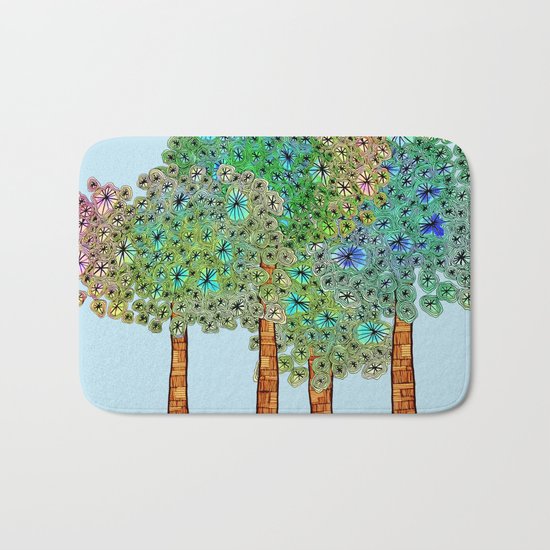 Tree Grove Bath Mat