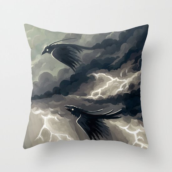 Stormbringers Throw Pillow