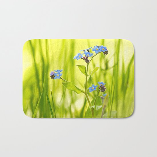 Lovely Morning Meadow Bath Mat